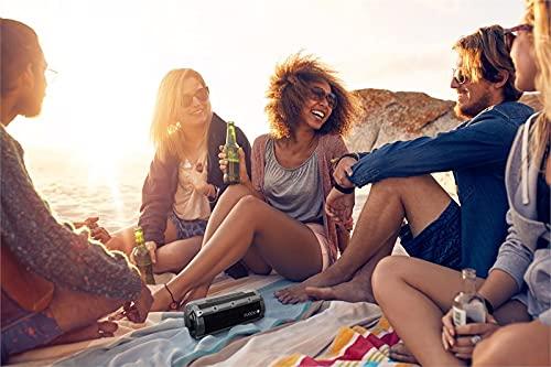 Fugoo Fugoo Element | Portable Bluetooth Speaker, 360 Audio, 60W, IPX7 Rating, Up to 40 Hours Playtime | Floats on Water | Built-in Mic Siri/Google Now