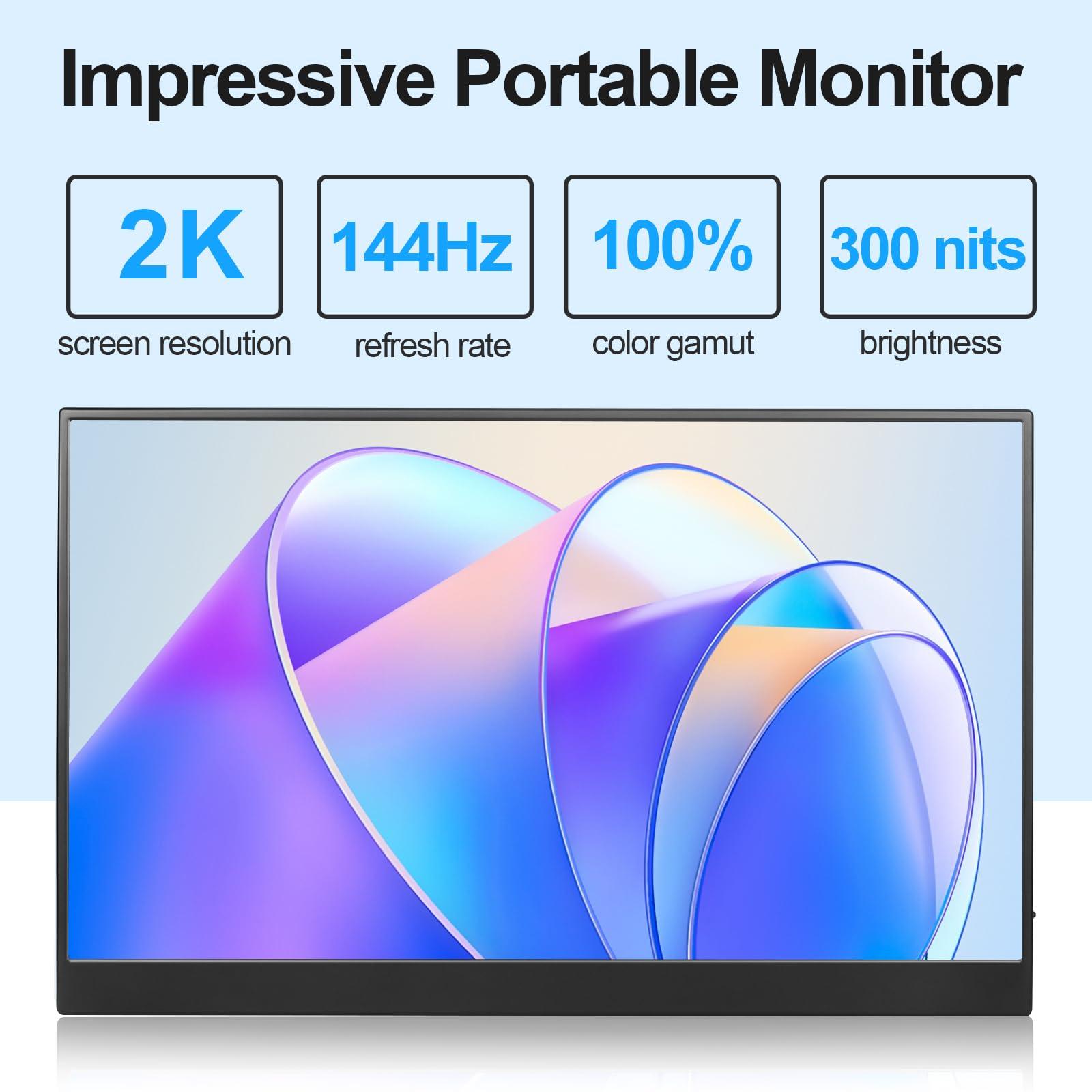 Lasitu Lasitu Portable Monitor 15.6 Inch Full HD 1080P Portable Screen IPS HDR USB C Laptop Monitor HDMI Gaming Monitor Second Monitor for Laptop PC Phone Xbox PS4/5 Switch with Smart Cover
