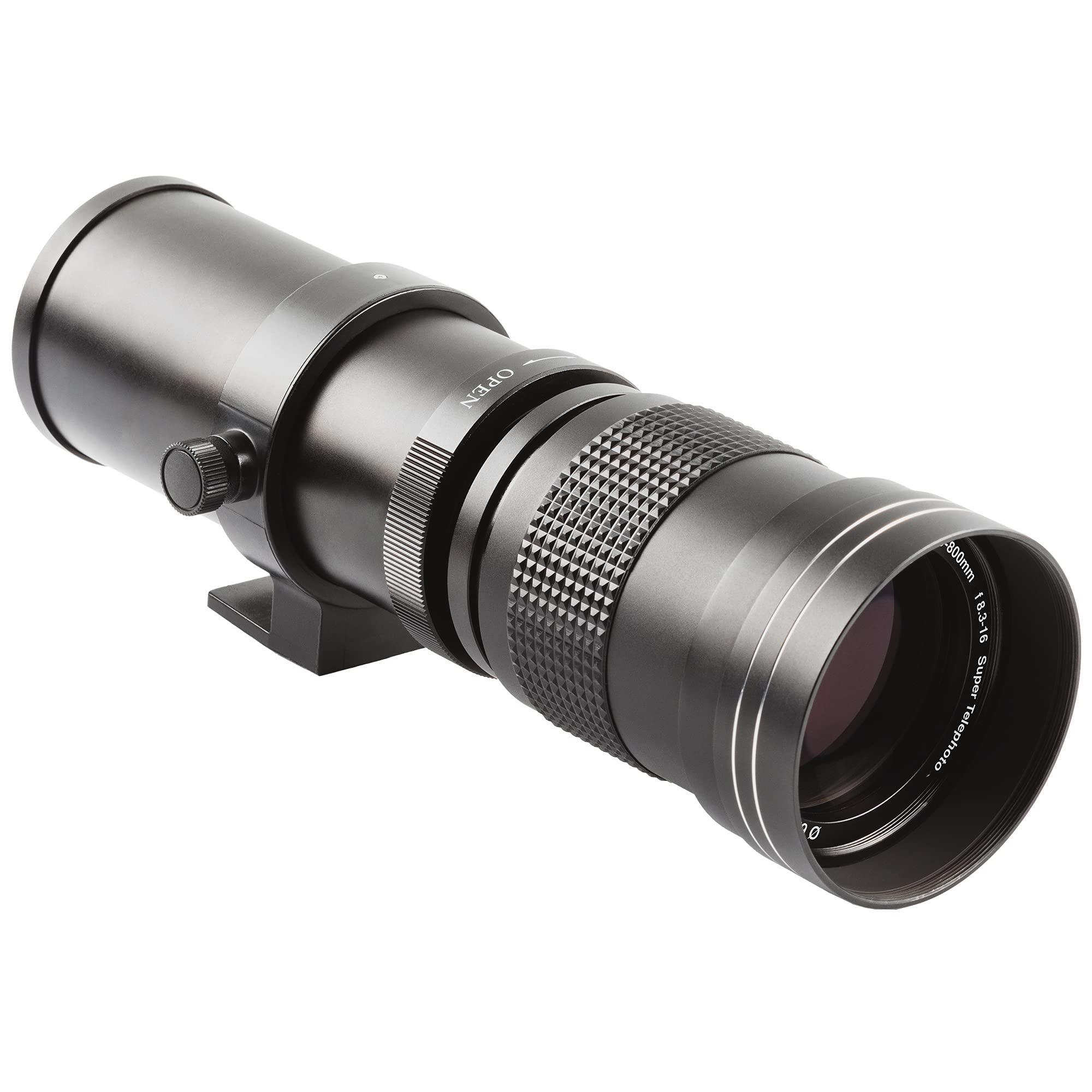 Ultimaxx Ultimaxx 420-800mm f/8.3-16 Super HD Telephoto Zoom Lens for Nikon Z5,Z6,Z6II,Z7,Z7II,Z9,Z50,ZFC Mirrorless Cameras & Other Z-Mount Cameras & Basic Bundle - Includes: T-Mount to Z-Mount Adapter & More