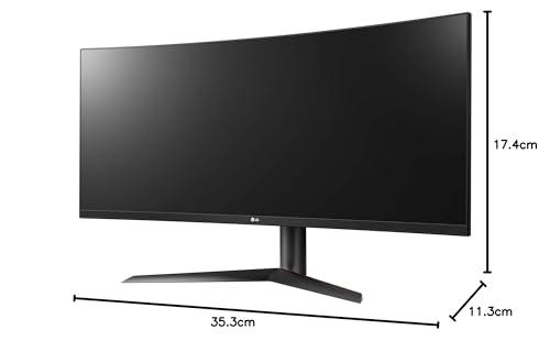 LG LG 38GL950G-B 38 Inch QHD Ultra Wide 1440p UltraGear Nano IPS 1ms Curved Gaming Monitor with 144HZ Refresh Rate and NVIDIA G-SYNC, Black