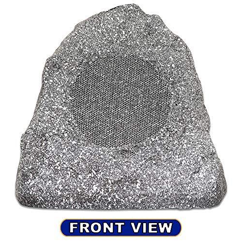 Theater Solutions Theater Solutions 4R4G New Wired Outdoor Garden Waterproof Granite Rock Patio Speakers (set of 4)