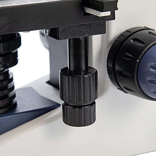 SWIFT SWIFT SW380B 40X-2500X Magnification, Siedentopf Head, Research-Grade Binocular Compound Lab Microscope with Wide-Field 10X and 25X Eyepieces, Mechanical Stage, Ultra-Precise Focusing