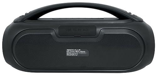 Rockville Rockville (2) GO Party MAX BASS Portable LED Bluetooth Speakers w/Wireless Link