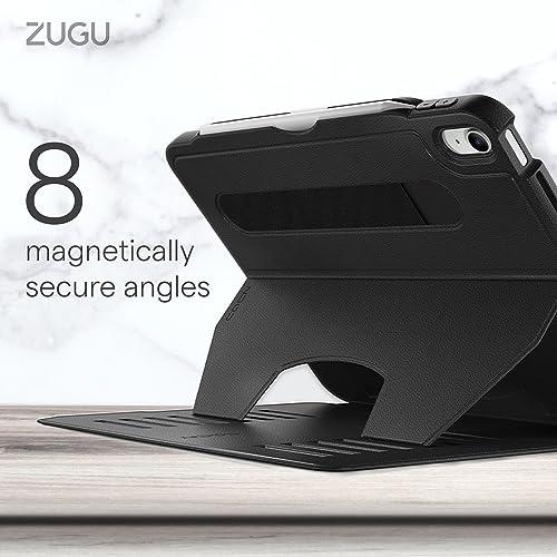 ZUGU CASE ZUGU CASE for iPad Air (M2) 11 inch (2024) iPad Air 4 & 5 10.9 Inch (2020/2022) - Protective, Ultra Thin, Magnetic Stand, Sleep/Wake Cover - Black