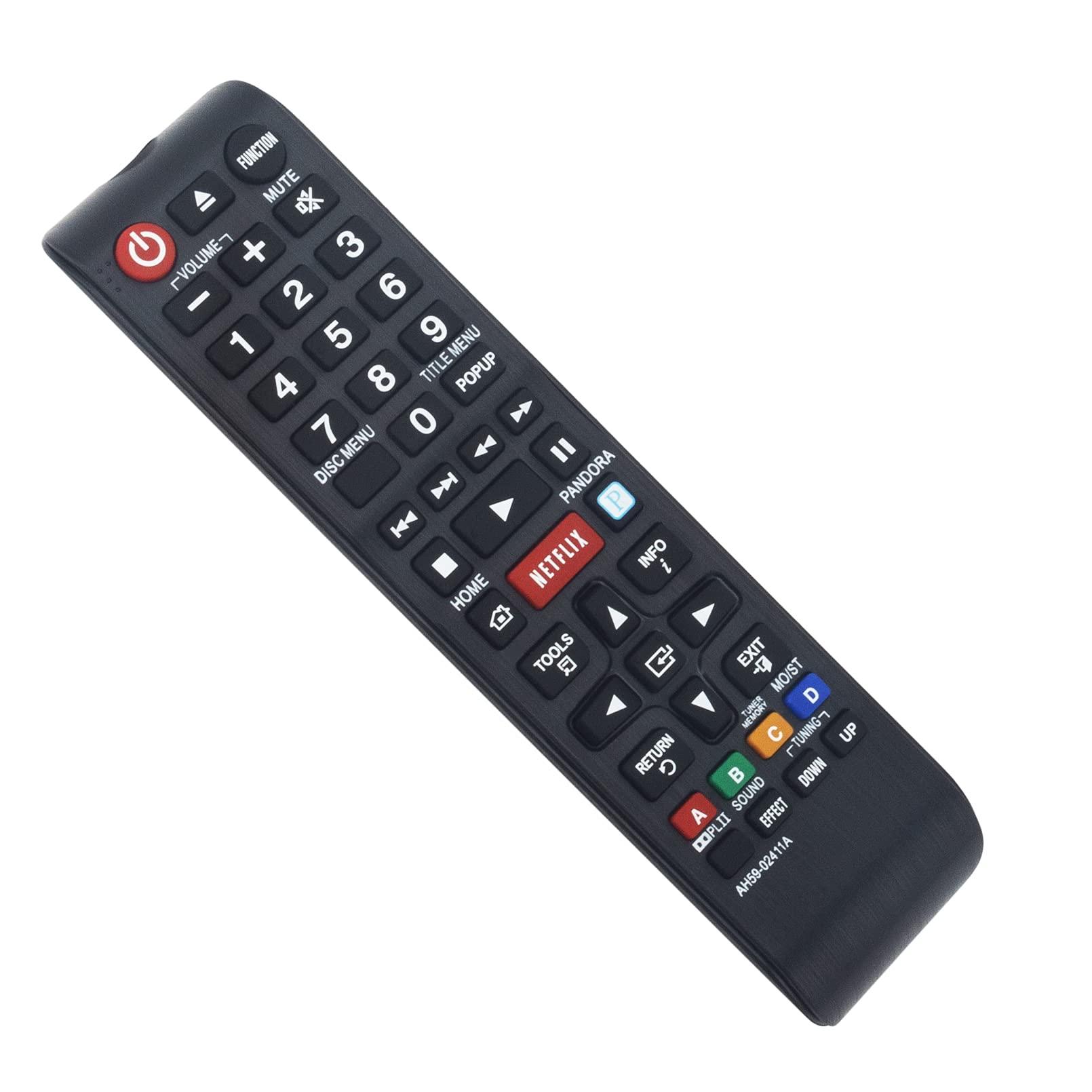 PERFASCIN PERFASCIN AH59-02411A Replacement Remote Control fit for Samsung Blu-ray HT-EM35 HT-E3500 HT-E3530 HT-E3500ZA HTEM35 HTE3500 HTE3500ZA HTE3530 HTEM35ZA HT-EM35ZA AH59 HTE3500/ZA