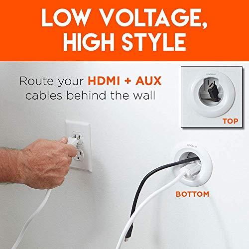 ECHOGEAR ECHOGEAR Tilting TV Wall Mount with Low Profile Design & in-Wall Cable Management Kit - for TVs Up to 70"