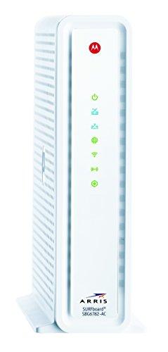 ARRIS ARRIS SURFboard AC1750 DOCSIS 3.0 Cable Modem Router (SBG6782) Certified with Comcast Xfinity, Time Warner Cable, Charter, Cox, Cablevision, and more (Retail Packaging White)