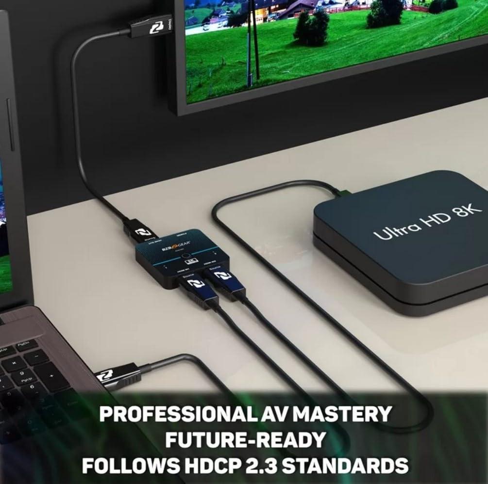 BZB GEAR BZB GEAR 8K Ultra HD HDMI 2.1 48Gbps Active Optical Cable - 75m/250ft - BG-CAB-H21A75