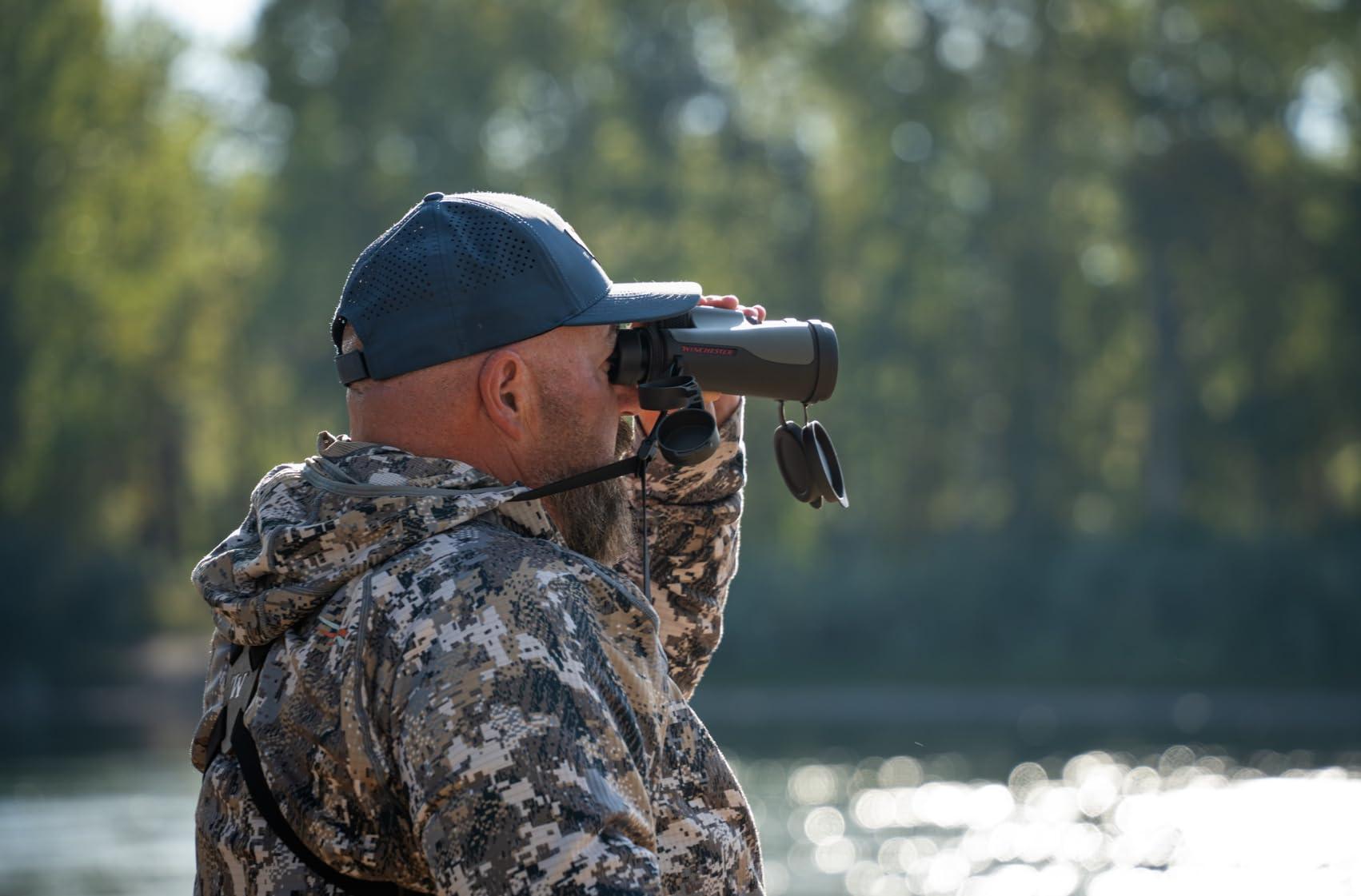 Winchester Winchester Supreme Optics 8x42 Binoculars for Hunting, Bird Watching and Sports | Tripod Adaptable | IPX7 Waterproof and Fogproof | WINCoat Fully Multi-Coated Lenses, BaK4 Roof Prism