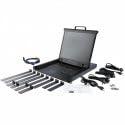 StarTech StarTech.com Rackmount KVM Console - 1U 19" LCD Monitor Single Port VGA KVM Server Rack Drawer Includes Cables & Hardware - USB Support