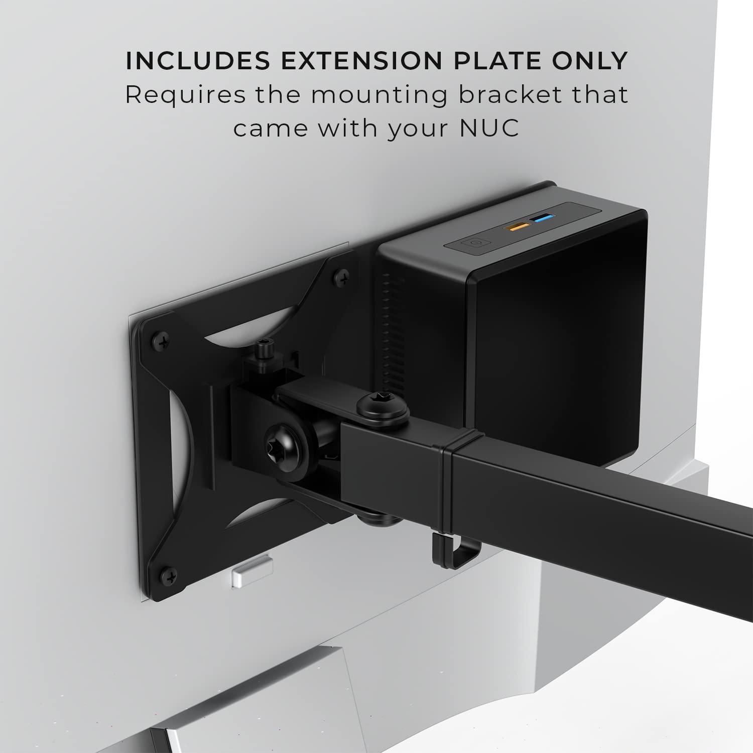 HumanCentric HumanCentric Mounting Bracket Compatible with Intel NUC | VESA Monitor Arm Extension Plate Compatible with The NUC Mini PC Computer