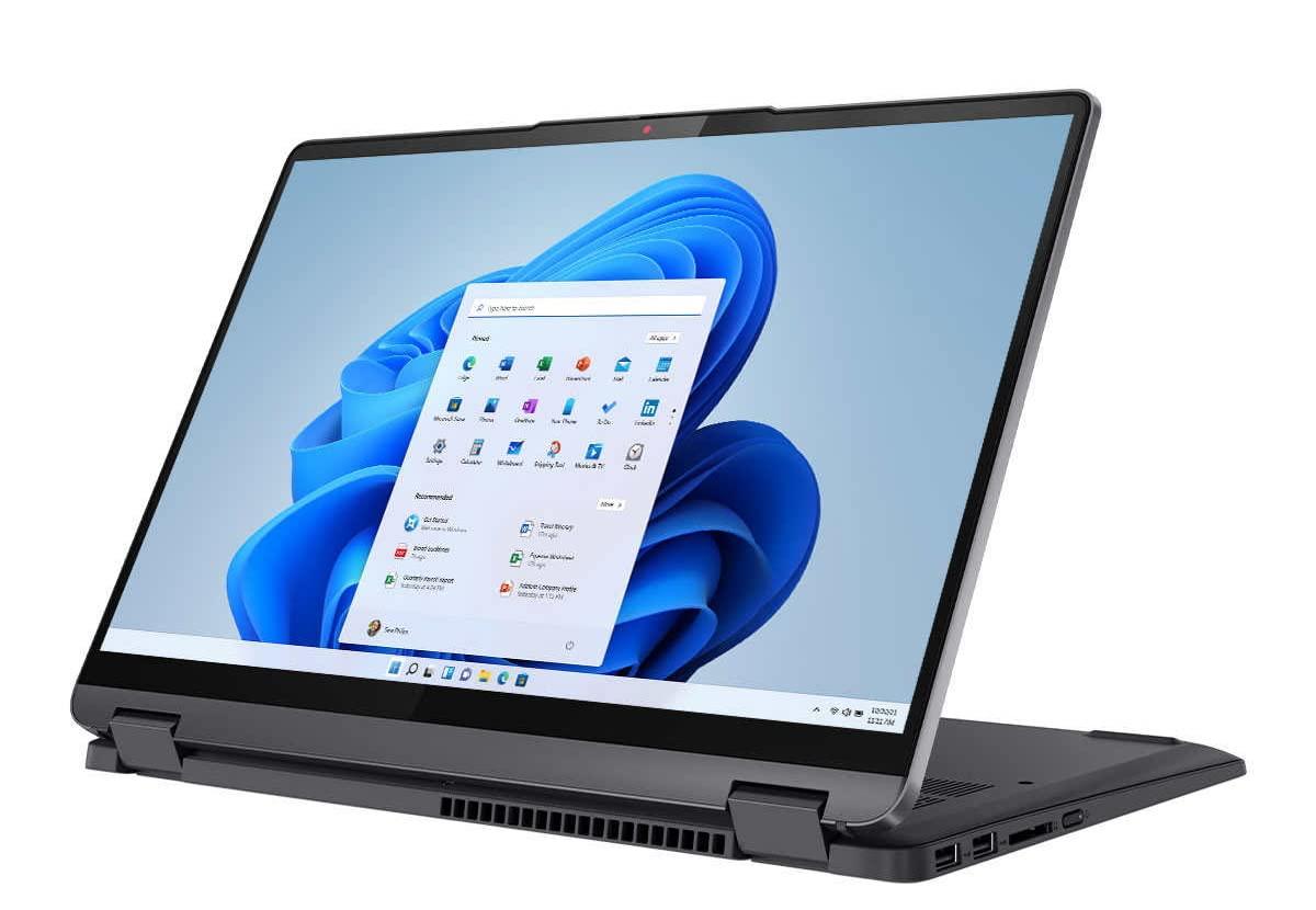Lenovo Lenovo IdeaPad Flex 5 2-in-1 Laptop 2023 14" WUXGA Touchscreen 6-Core AMD Ryzen 5 5500U 16GB DDR4 512GB SSD Radeon Graphics Digital Pen Backlit KB Fingerprint WiFi 6 Windows 11 Pro w/RATZK 32GB USB