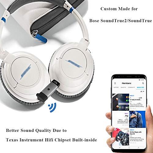 Airfrex Airfrex Wireless Bluetooth Adapter for Bose SoundTrue 2 and SoundTrue Around-Ear II (AE2) and OE2 (OE2), Bose Soundtrue Replacement Cord Cable Adapter