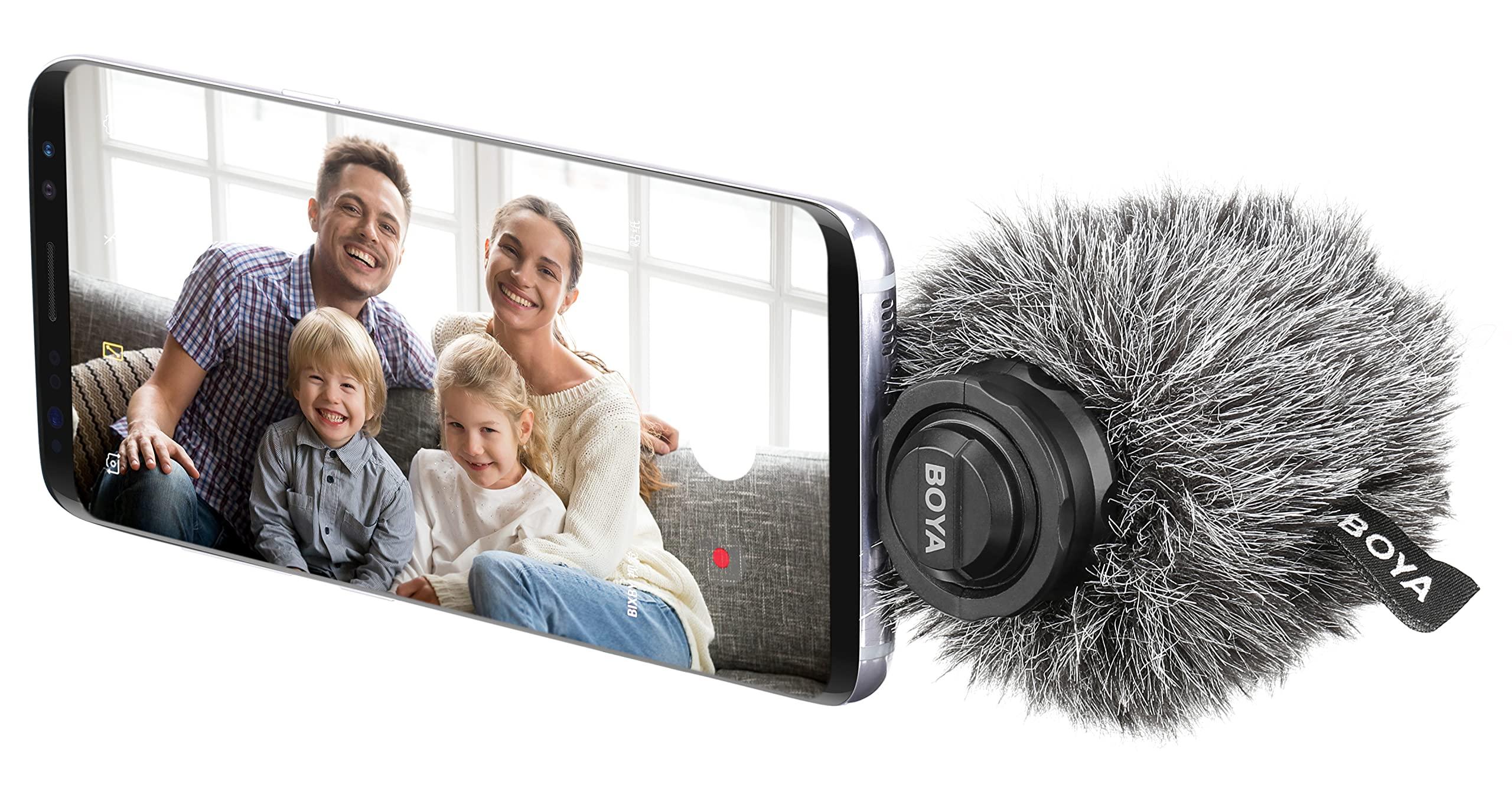 BOYA Boya BY-DM100 Plug & Play Digital Stereo Cardioid Condenser Microphone with Plug-in USB Type-C Connector for Android Devices (BYDM100)