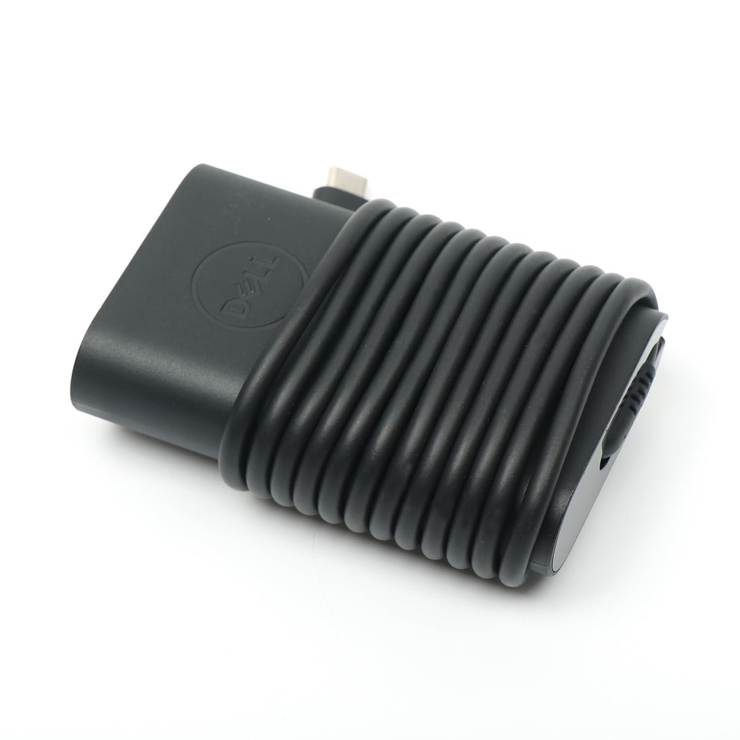 Dell Dell Laptop Charger 45W USB Type C USB C AC Adapter,Latitude 7220 7210 2 in 1 CHROMEBOOK 5190 5190 2 in 1 AC Charger, Black, DA45NM170