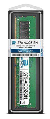 Brute Networks Brute Networks 370-ACOZ-BN - 16GB DDR4-2133MHz 2Rx8 ECC UDIMM (Compatible with OEM PN# 370-ACOZ)