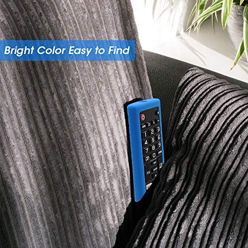 Winceed Silicone Protective Case for LG Remote AKB75095307 AKB75375604 AKB74915305, Shockproof Anti-Lost Remote Cover Holder Skin Sleeve for LG Smart TV Remote Control (Blue)