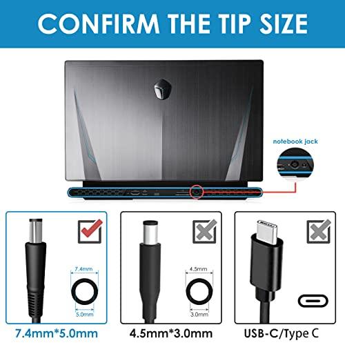 AIWING AIWING 180W AC Charger Compatible with Dell G7 15 17 7588 7590 7790 G5 15 5587 5590 G3 15 17 3579 3779 Laptop Power Adapter Supply Cord (SL195334)