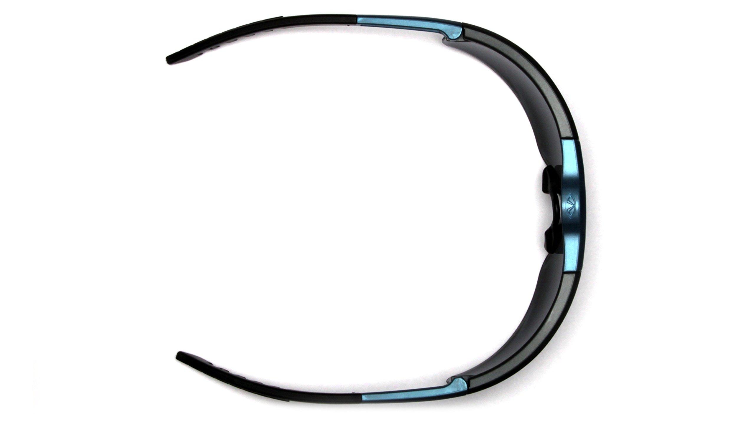 Pyramex Safety Pyramex Reatta Safety Eyewear, Clear Anti-Fog Lens With Charcoal Frame