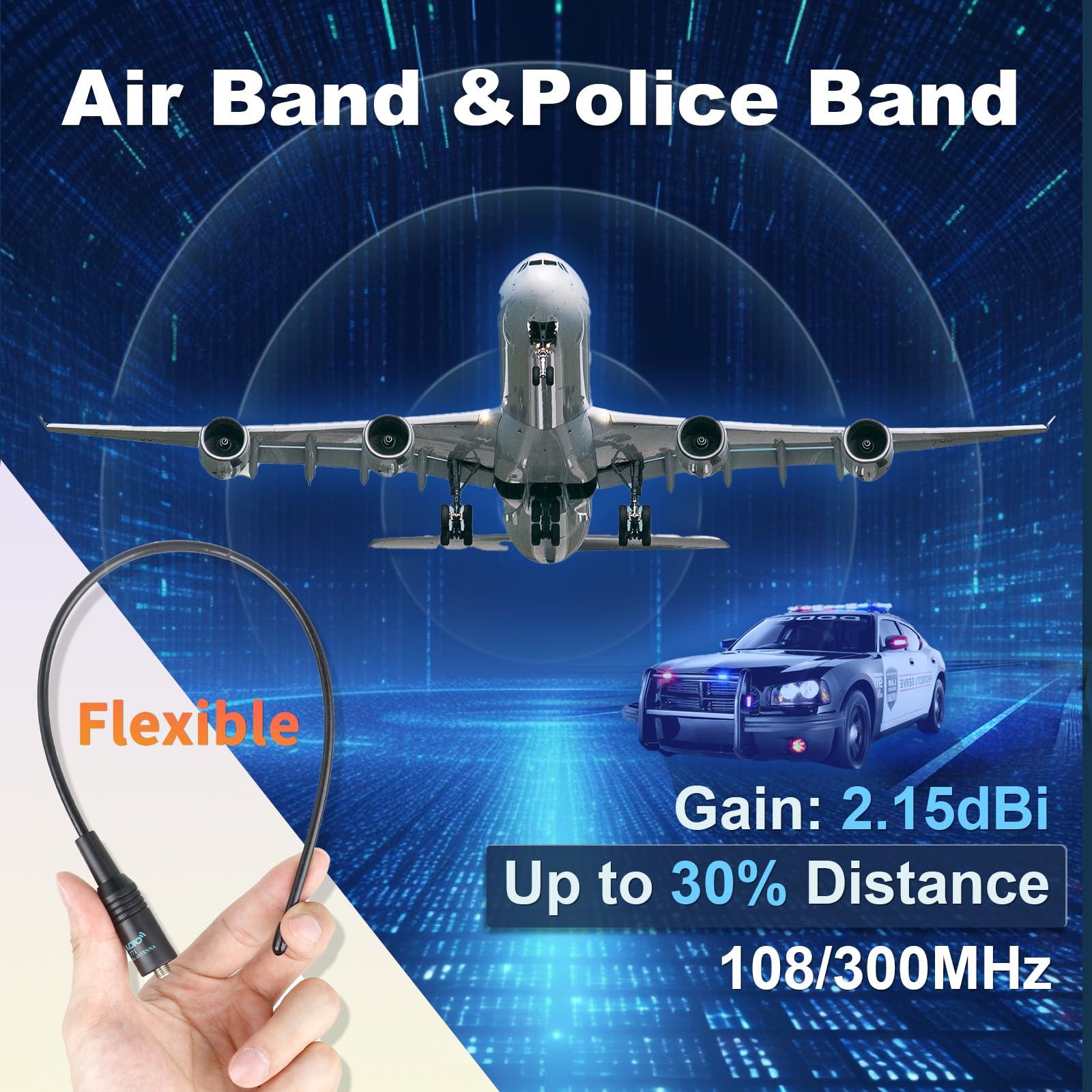 TIDRADIO TIDRADIO TD-H3 Ham Radio Type C & Wireless Programming(4PCS Batteries)8-Band Long Range Walkie Talkies Rechargeable Handheld Portable Full-Featured 2 Way Radios- Black, Full Kit 2Pack