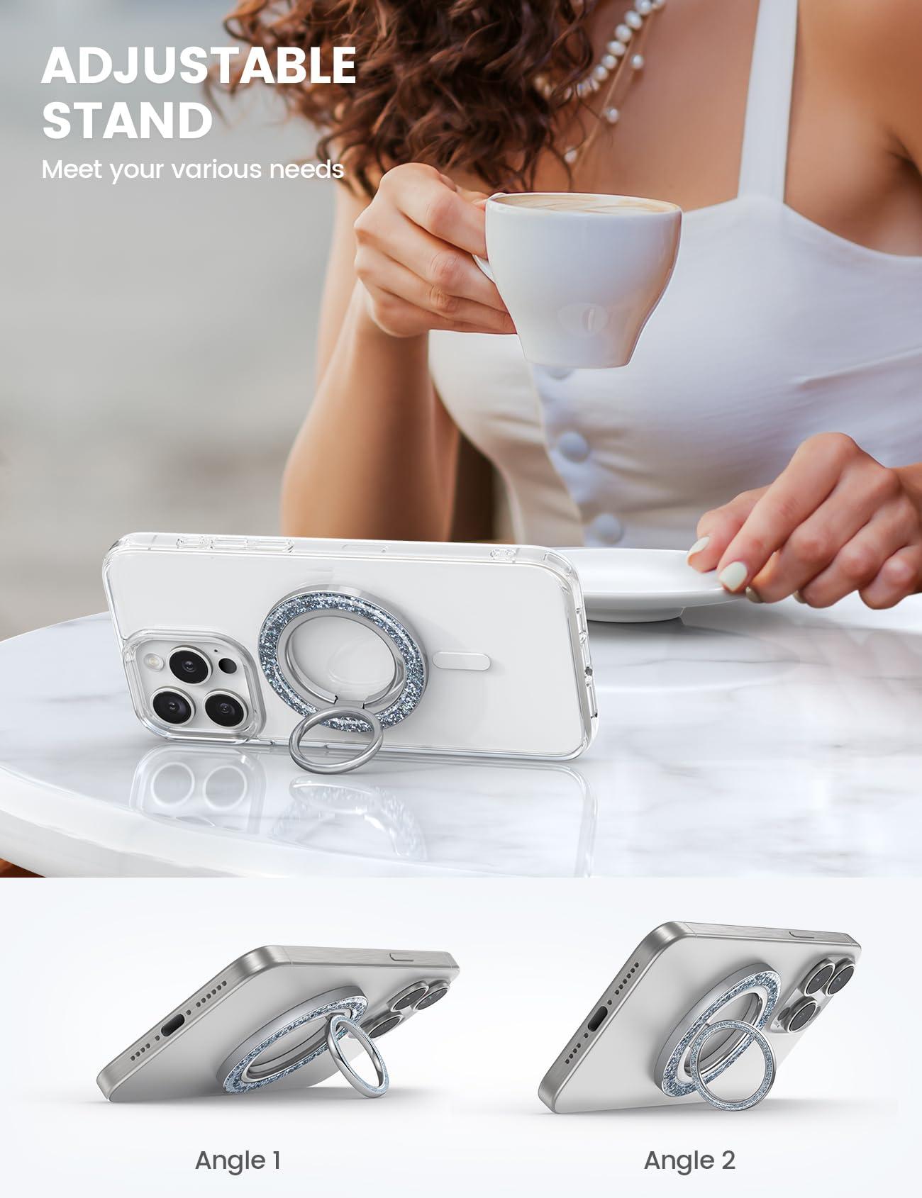 Lamicall Lamicall Magnetic Twinkle Ring Phone Holder + Tablet Stand