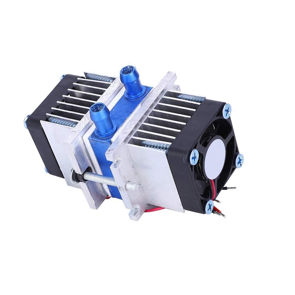 POCREATION Peltier Water Chiller Peltier Water Chiller Dc12V Thermoelectric Cooling System, Dualchip 144W Semiconductor Thermoelectric Peltier Tec112706 Cooler Water Cooling Device (Single Cooler)
