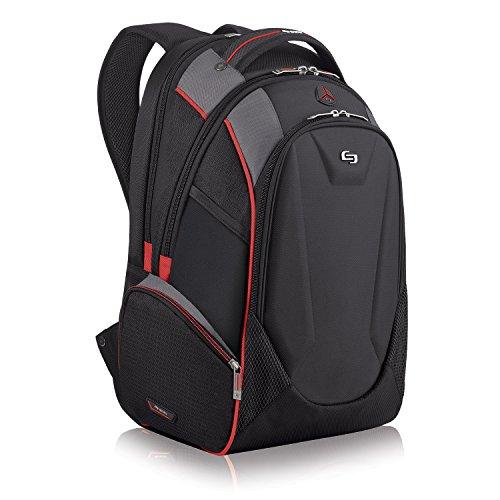 Solo New York Solo New York Launch 17.3-Inch Laptop Backpack with Hardshell Front Pocket, Black