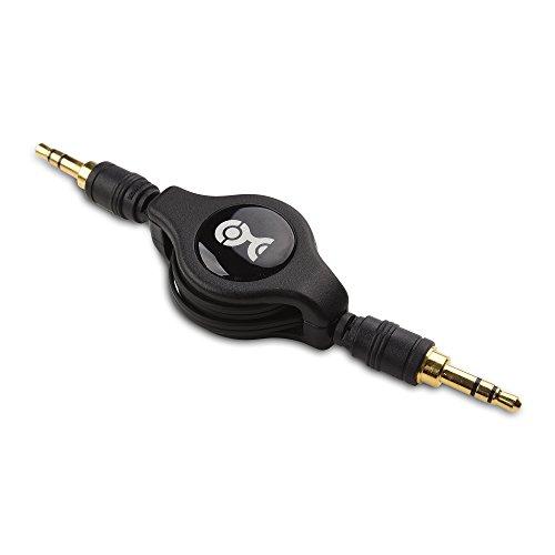 Cable Matters Cable Matters 2-Pack Gold-Plated Retractable Aux Cable - 2.5 Feet