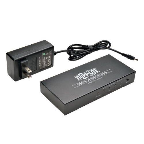 Tripp Lite Tripp Lite HDMI Splitter, 4 Port 1 in 4 out Splitter, 4K Audio Video, DVI Compatible, HDCP 1.3, 4K x 2K (B118-004-UHD)