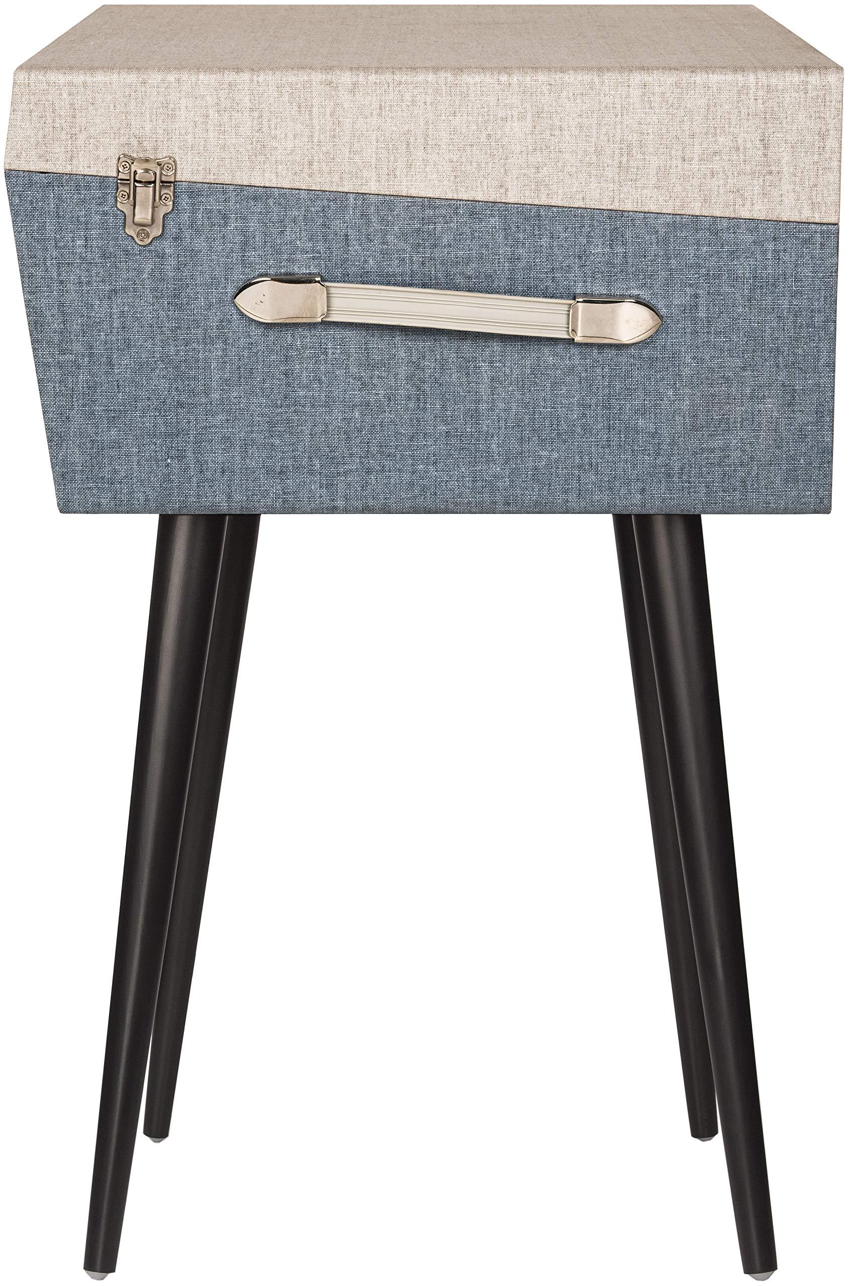 Crosley Crosley CR6233D-TN Dansette Bermuda Portable Vinyl Record Player Turntable with Aux-In and Bluetooth, Tourmaline