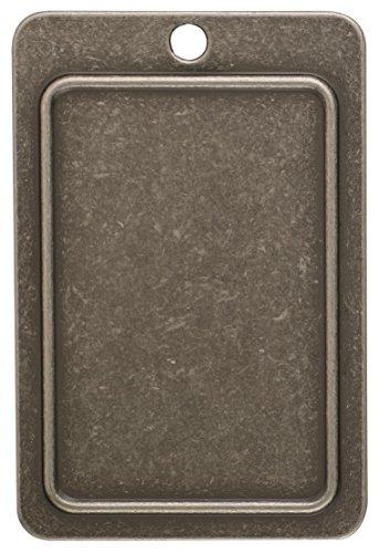 Amerock Amerock | Cabinet Pull | Weathered Nickel | 3 inch (76 mm) Center to Center | Kane | 1 Pack | Drawer Pull | Drawer Handle | Cabinet Hardware