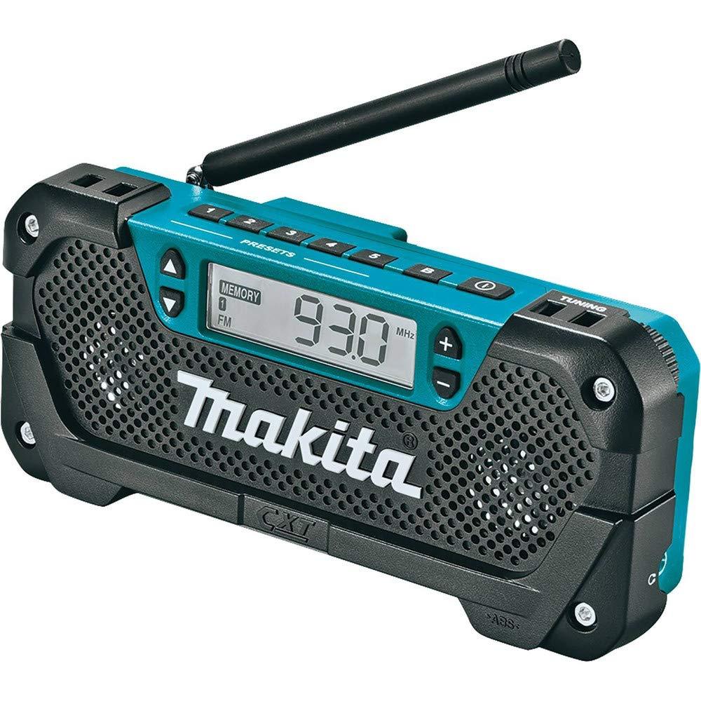 Makita Makita RM02 12V max CXT Lithium-Ion Cordless Compact Job Site Radio, Tool Only