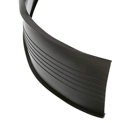 Frost King Frost King RV18 Vinyl 2-Car Garage Door Bottom Weather-Seal Replacement, Black