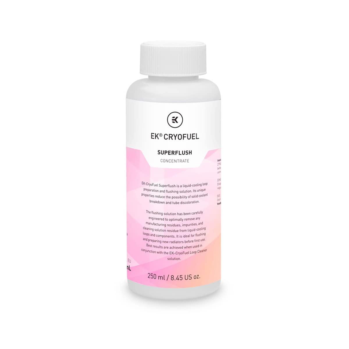 EK EKWB EK-CryoFuel Clear Premix Coolant (2L) + Superflush Concentrate Bundle
