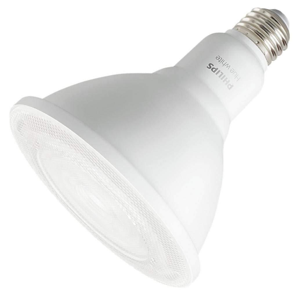 PHILIPS Philips Hue White Outdoor PAR38 13W Smart Bulbs Hub Required, 1 White PAR38 LED Smart Bulb, Works with Alexa, Apple HomeKit and Google