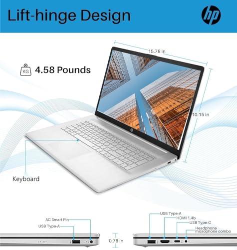 HP HP 17.3" Touchscreen Business Laptop - HD Display, AMD Ryzen 5 7530U Processor(Beat i7-1165G7), 32GB RAM, 1TB SSD, Anti-Glare, HDMI, Webcam, Windows 11 Home, with USB WiFi Adapter
