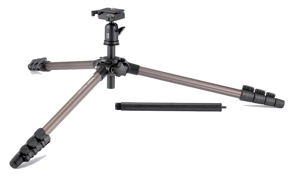 ILELM Velbon Sherpa 50 Aluminium Tripod with QHD-33M Ball and Socket Head - Black