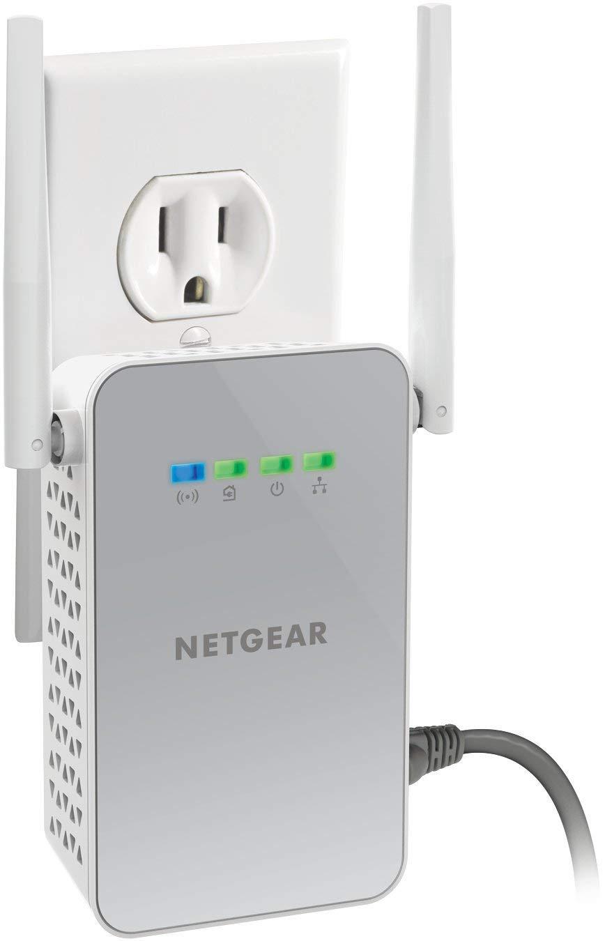 NETGEAR NETGEAR Powerline 1000 Mbps WiFi, 802.11ac, 1 Gigabit Port (PLW1000-100NAS) (Renewed)