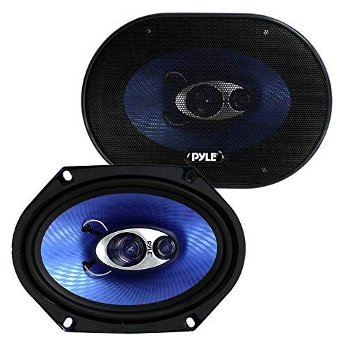 Pyle Pyle PL683BL 6x8" 720 Watt 3-Way Car Coaxial Audio Speakers Stereo - Blue