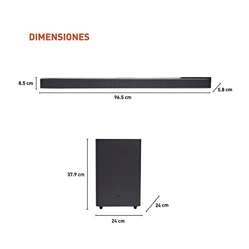 JBL JBL 2.1-Channel 300W Soundbar System with 6-1/2" Wireless Subwoofer - Black (Renewed)
