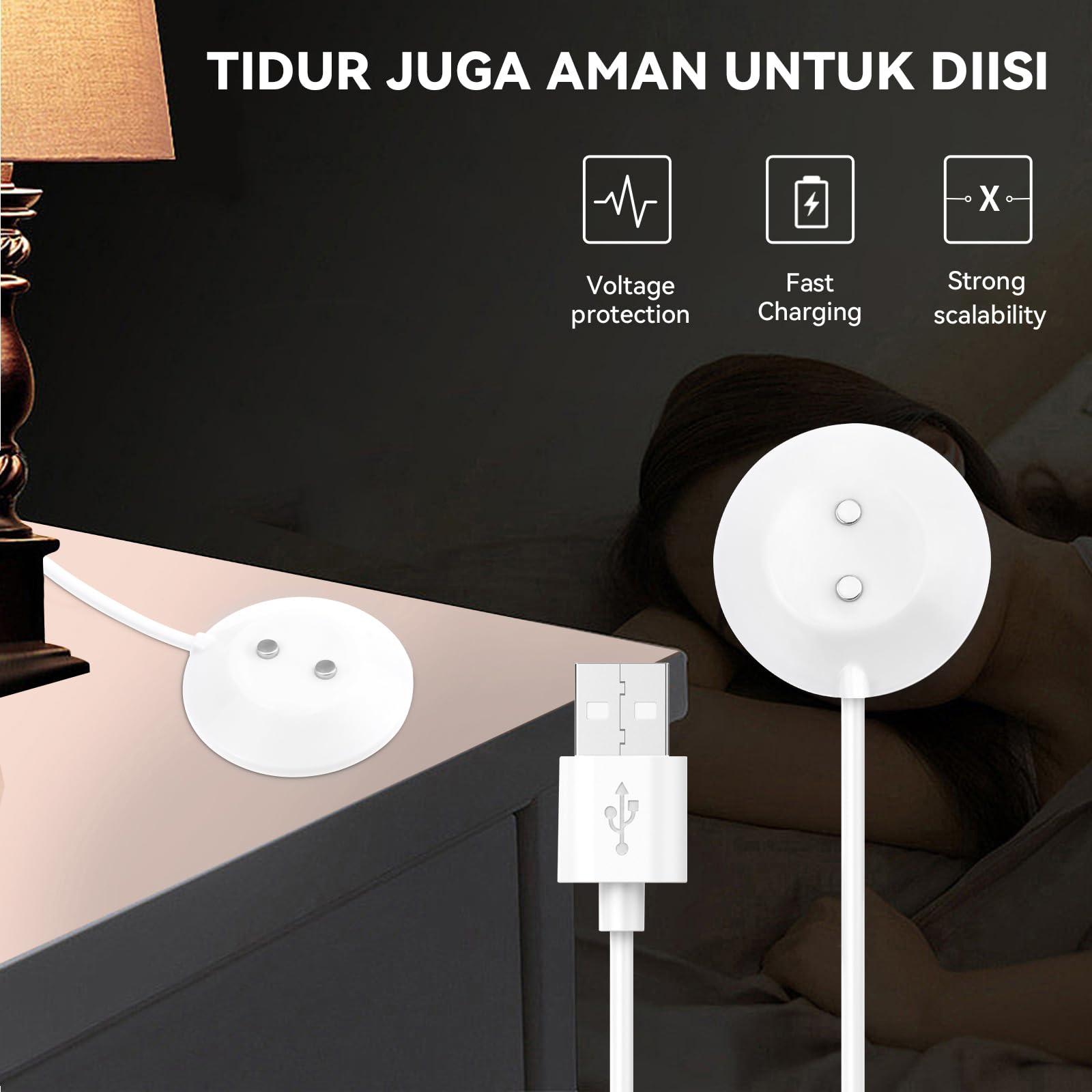 FitTurn Rose Toy Charger Replacement Charger, Standing Magnetic Adapter USB Cable Cord for Rose Wand only-12mm