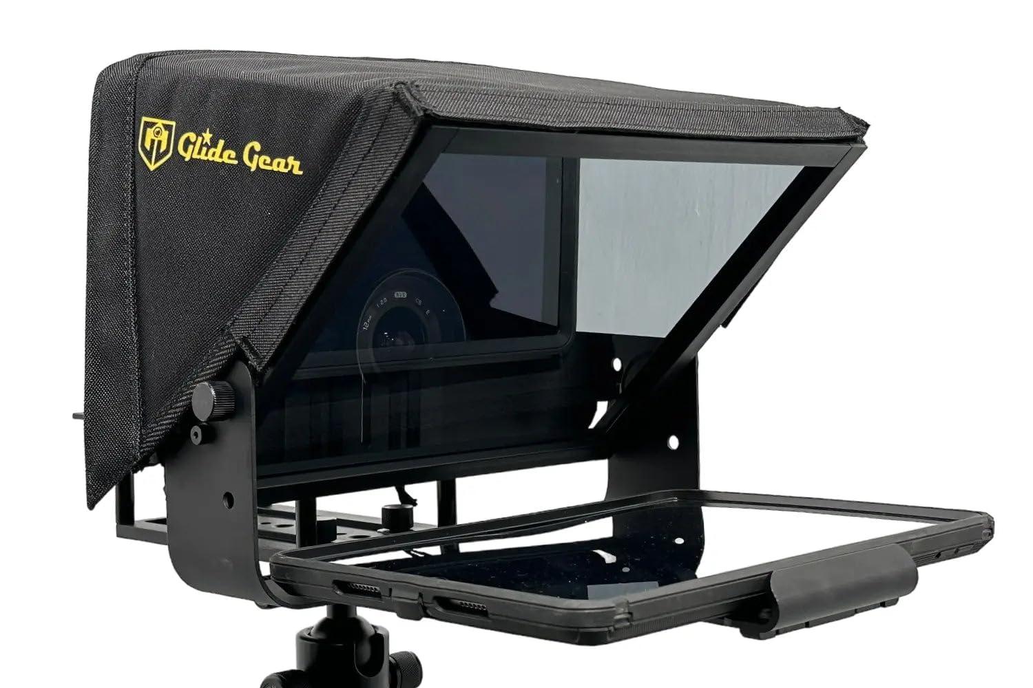 Glide Gear Glide Gear TMP100 Adjustable iPad/ Tablet/ Smartphone Teleprompter Beam Splitter 70/30 Glass w/ Carry Case No Plastic All Metal / No Assembly Required