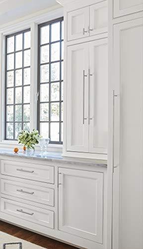 Amerock Amerock | Cabinet Pull | Stainless Steel | 21-7/16 inch (544 mm) Center to Center | Bar Pulls | 1 Pack | Drawer Pull | Drawer Handle | Cabinet Hardware