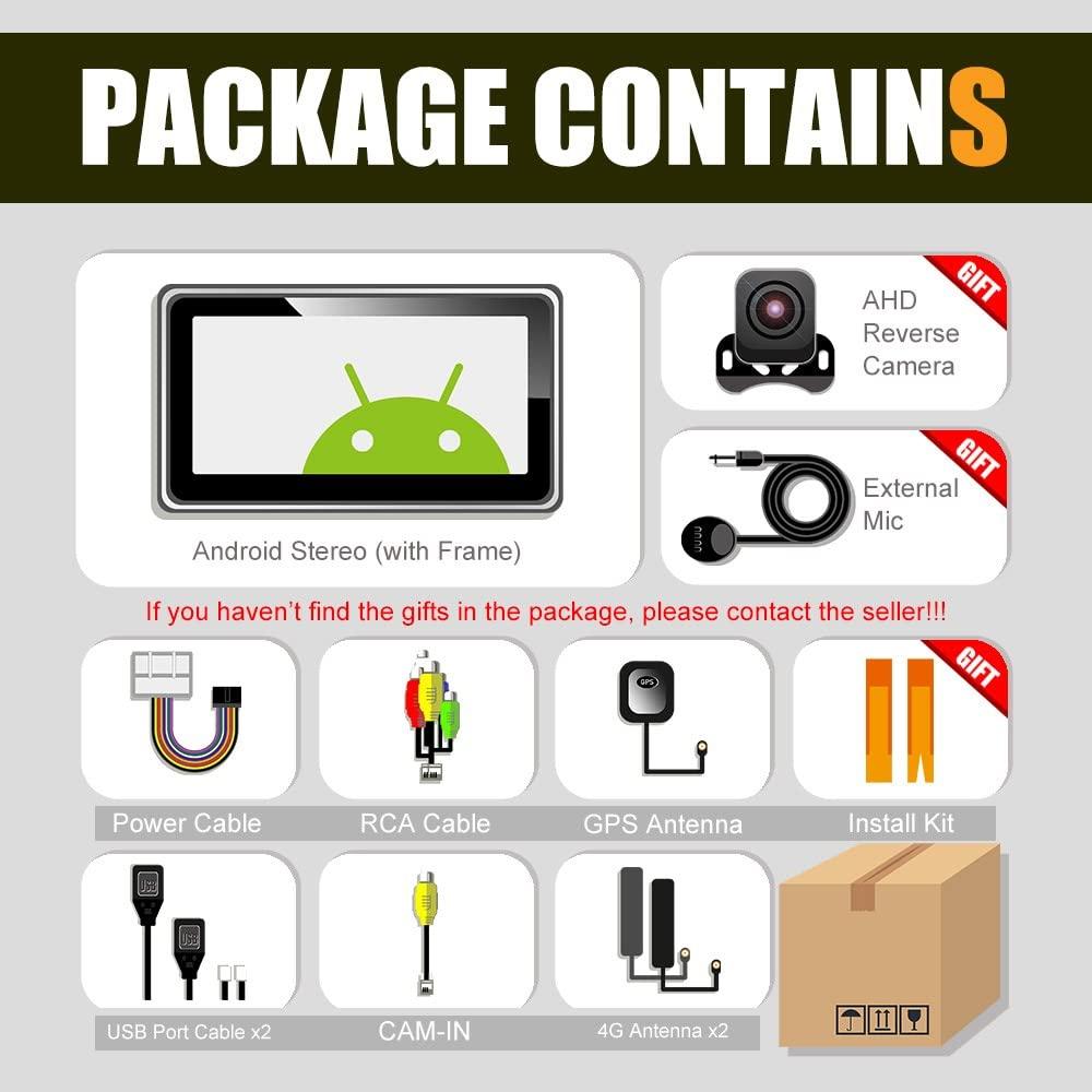 KUNFINE Kunfine Car CarPlay Android Auto Navigation Stereo GPS Radio Reverse Camera Display 9" IPS Touchscreen Headunit Tablet Pad Media Player for Suzuki Swift 2010-2016, if Applicable Octa Core 3G+32G