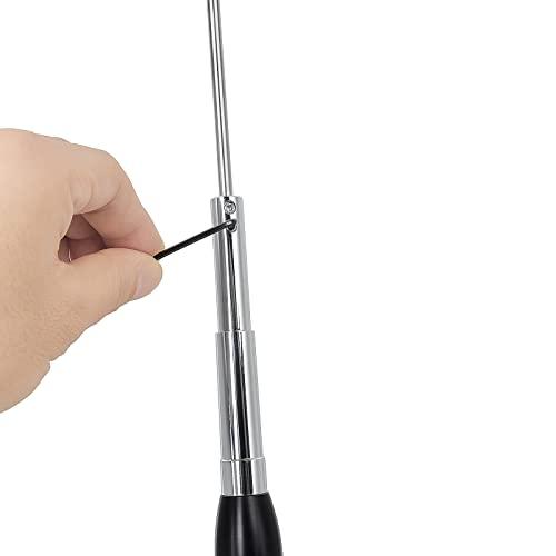 UAYESOK Quad Band Mobile Radio Antenna 10m/6m/2m/70cm for YAESU FT-8900R TYT TH-9800 QYT KT-980 Plus KT-8900 KT-7900D with TC-40 Mount Bracket Clip and 5m Cable