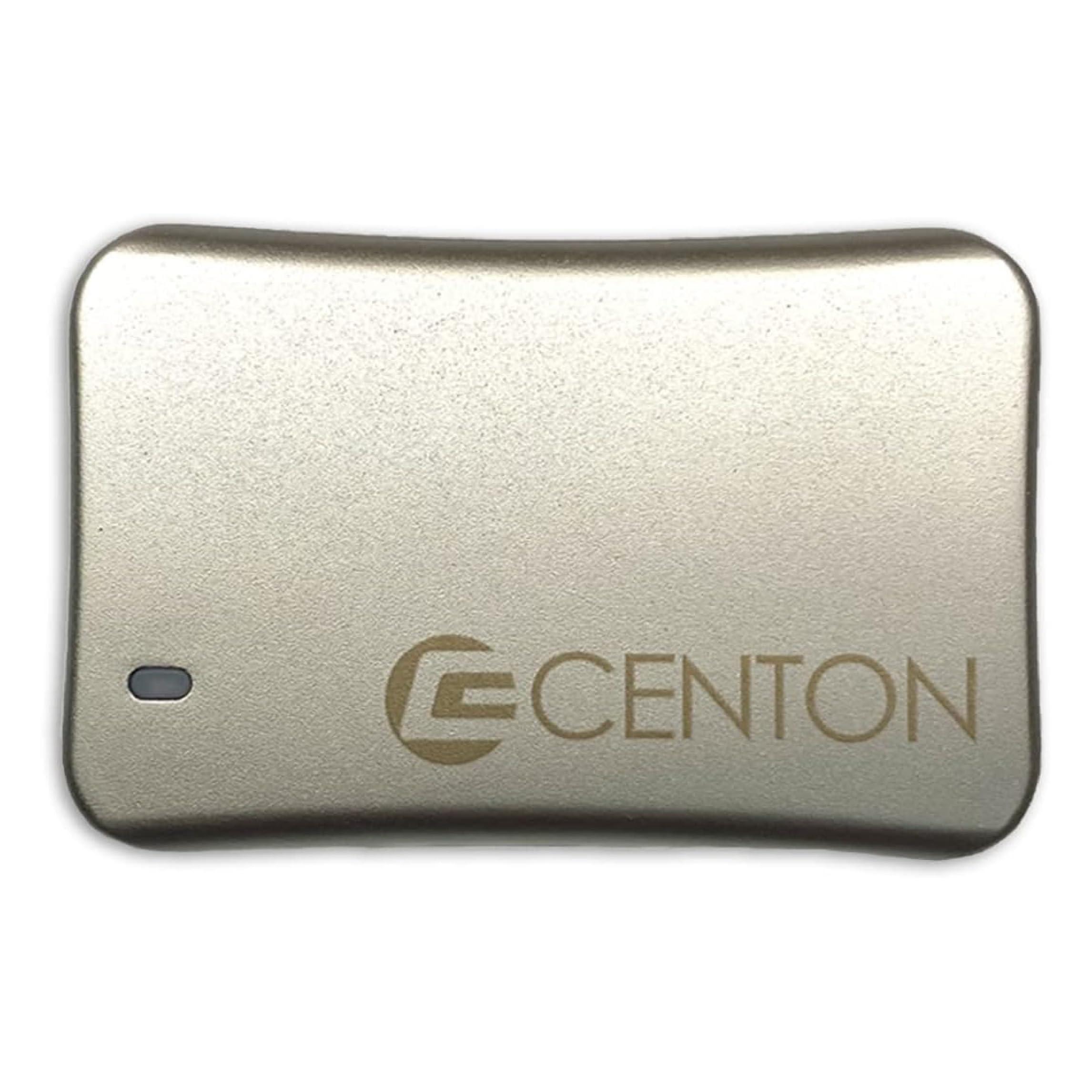 Centon Centon External SSD (Silver Metallic), USB-C 3.2 Gen 2, 1000GB