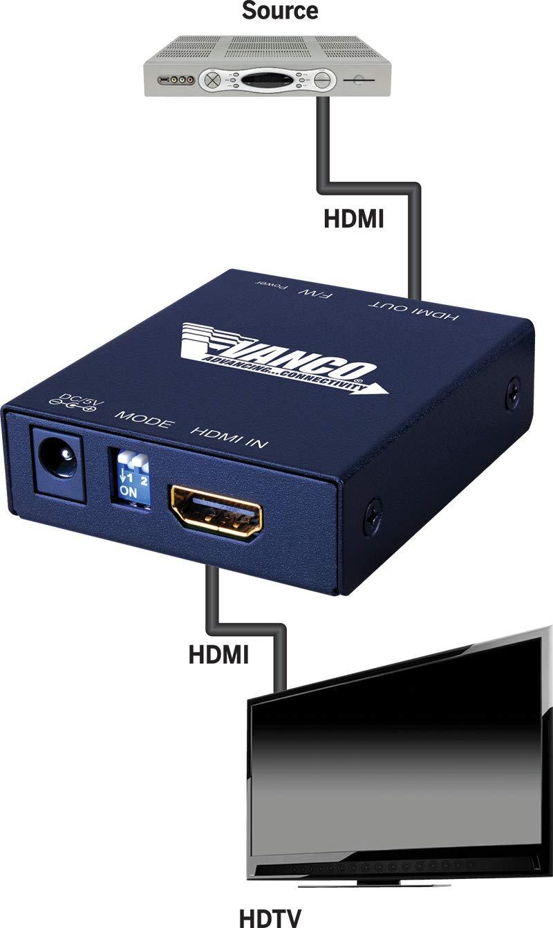 Vanco Vanco HD4KCLK 4K HDMI Clock Re-Synthesizer/Conditioner