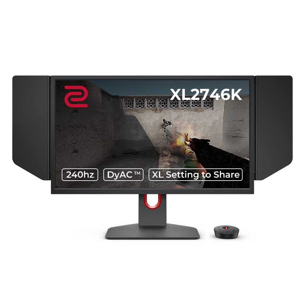 BenQ BenQ Zowie XL2586X | 24.1 | Fast TN 540Hz Gaming Monitor for Esports | Motion Clarity DyAc2 | 1080p | XL Setting to Share | Shielding Hood | New Industrial Grade Ball Bearing Height Adjustment
