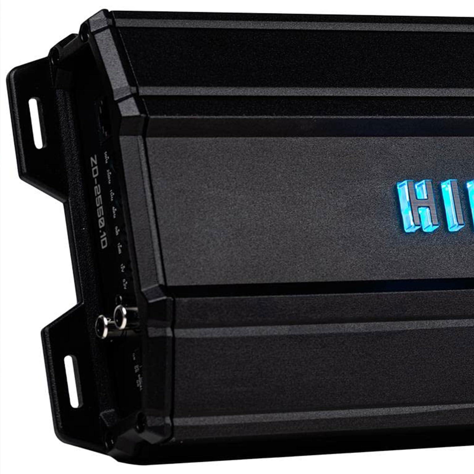 Hifonics Hifonics Zeus Delta 2,550 Watt Compact Mono Block Nickel Plated Mobile Car Audio Amplifier with Auto Turn On Feature, ZD-2550.1D, Black