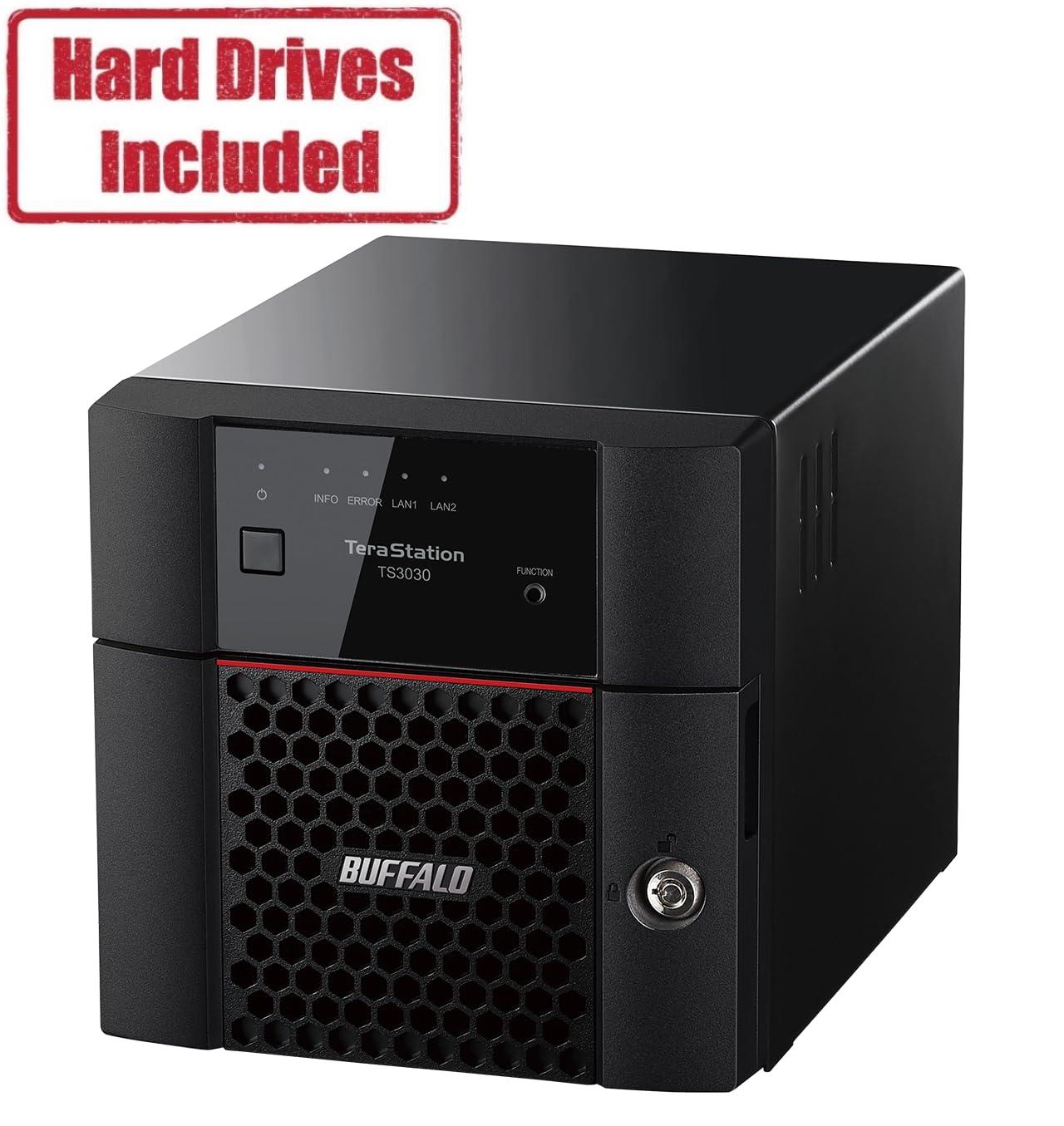 BUFFALO BUFFALO TeraStation 3230DN 2-Bay 4TB (2x2TB) Desktop Small-Med Business NAS w/Hard Drives Included